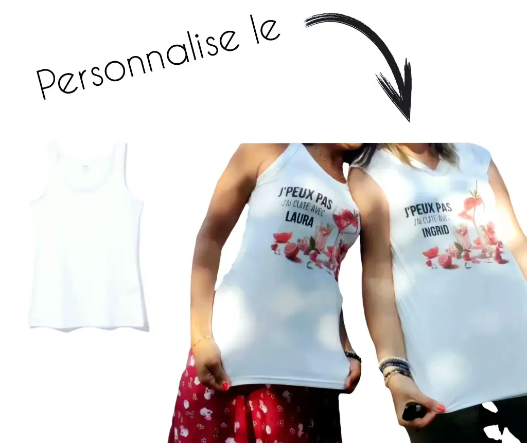 Débardeur personnalisé femme (S)