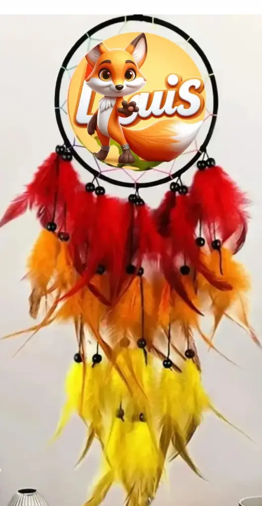 Attrape rêve Jaune orangé