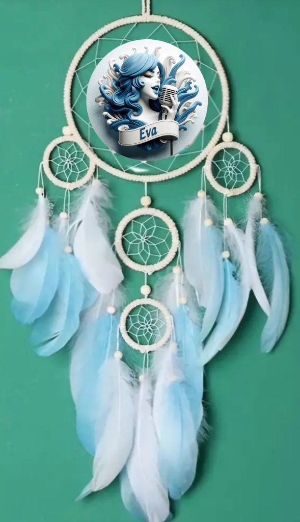 Attrape rêve bleu ciel