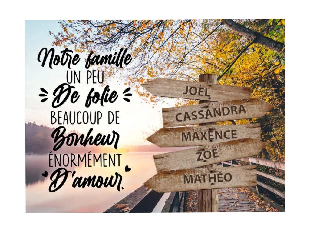 Toile personnalisée "Paysage "