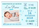 Toile personnalisée "Naissance"