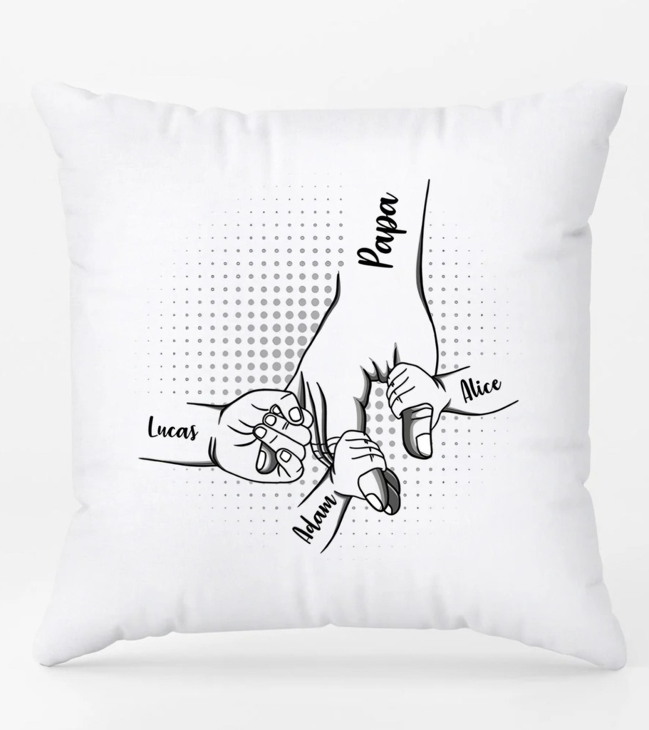 Taie d'oreiller personnalisée "Papa"