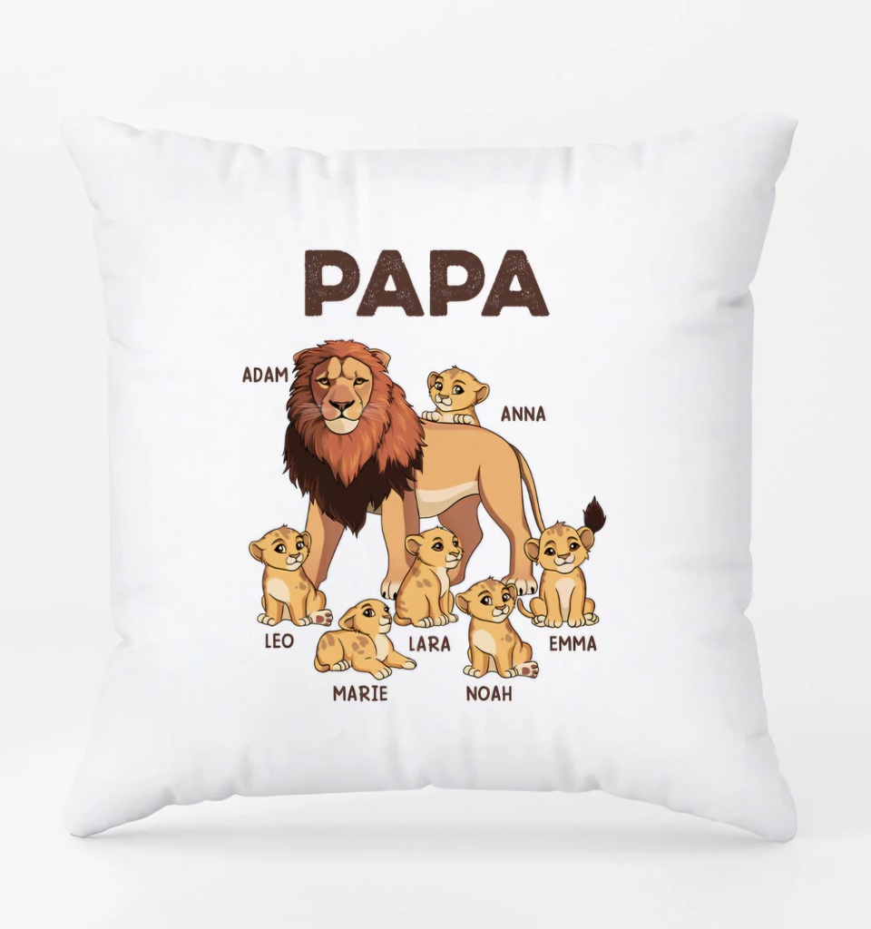 Taie d'oreiller personnalisée "Papa"