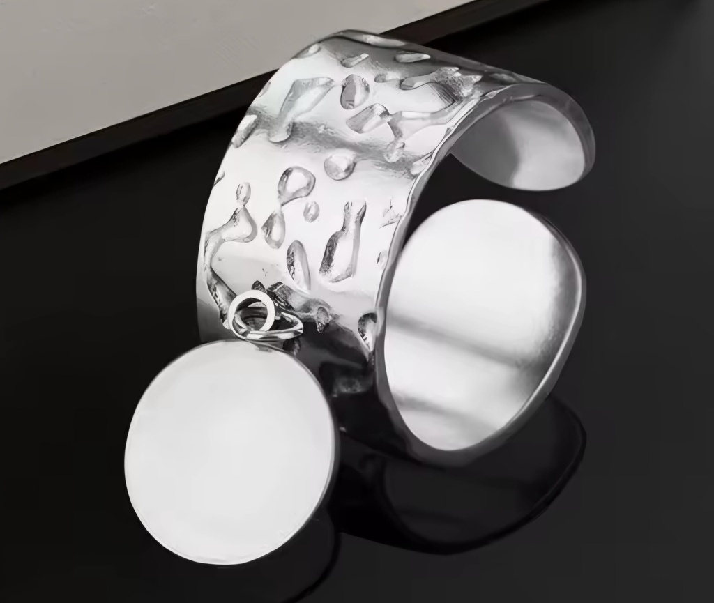 Bague "Rond pendant"