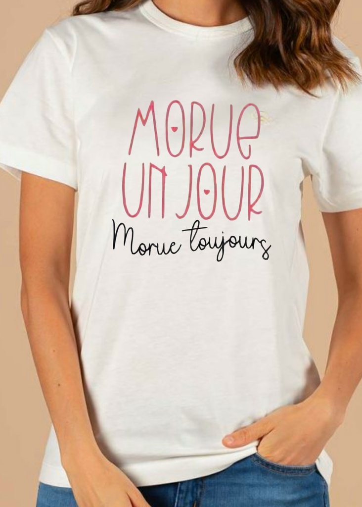 t-shirt "Morue toujours" (XS)