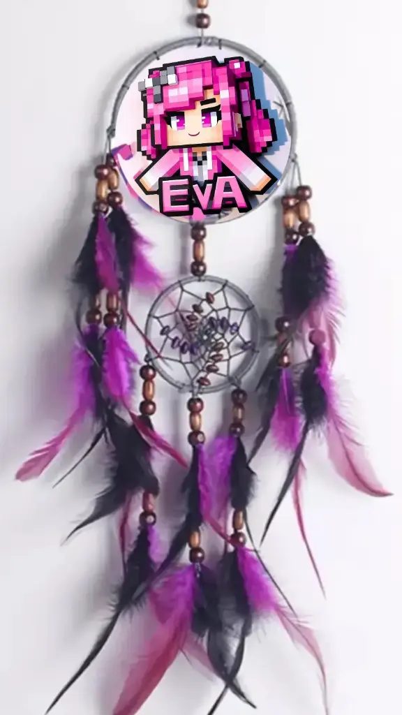 Attrape rêve violet