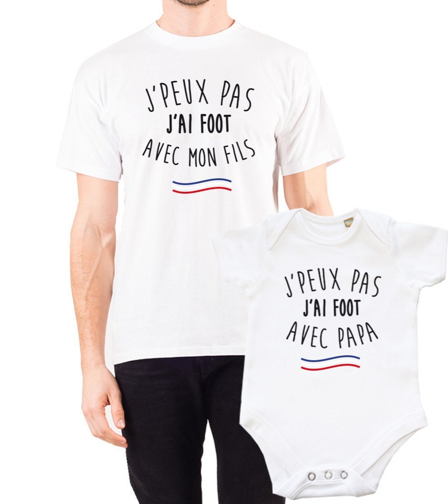 T-shirt spécial père/fils "Foot"