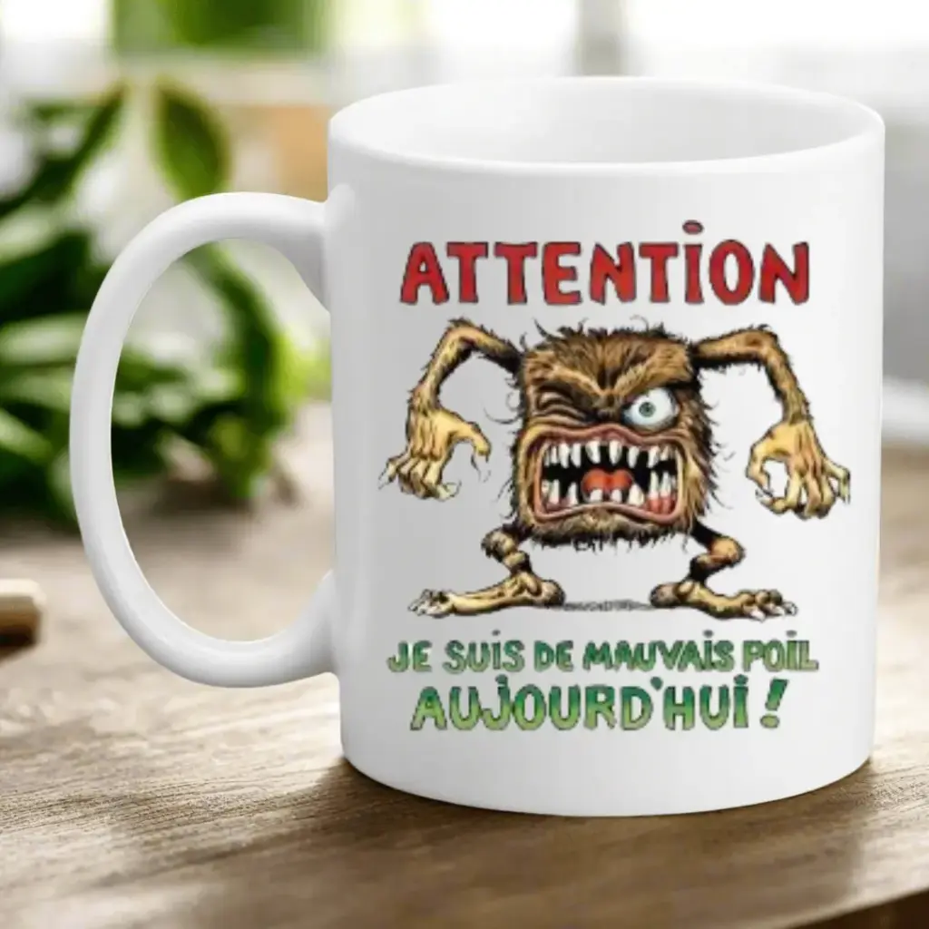 Mug "Mauvais poil"