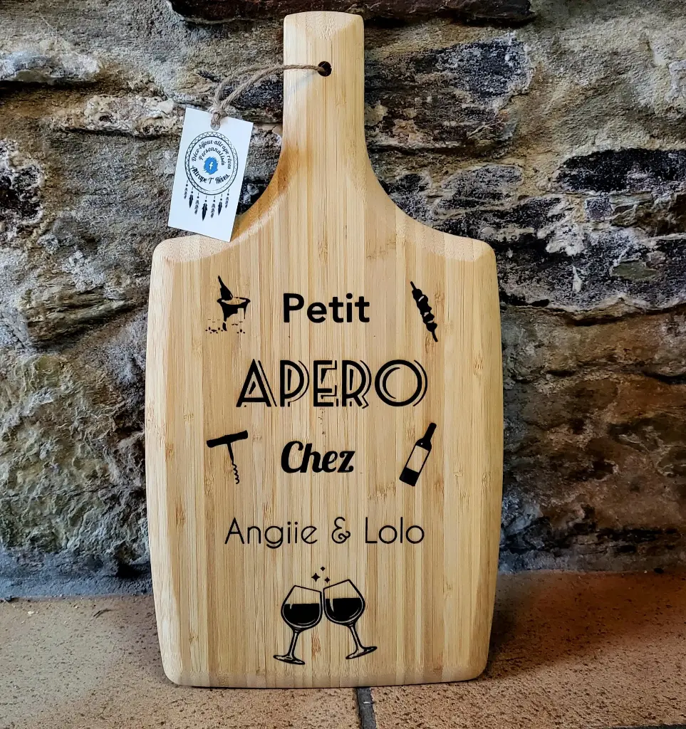 Planche apéro "Prénoms personnalisables"