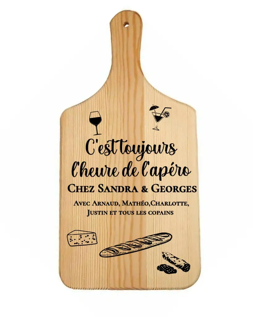Planche apéro personnalisée