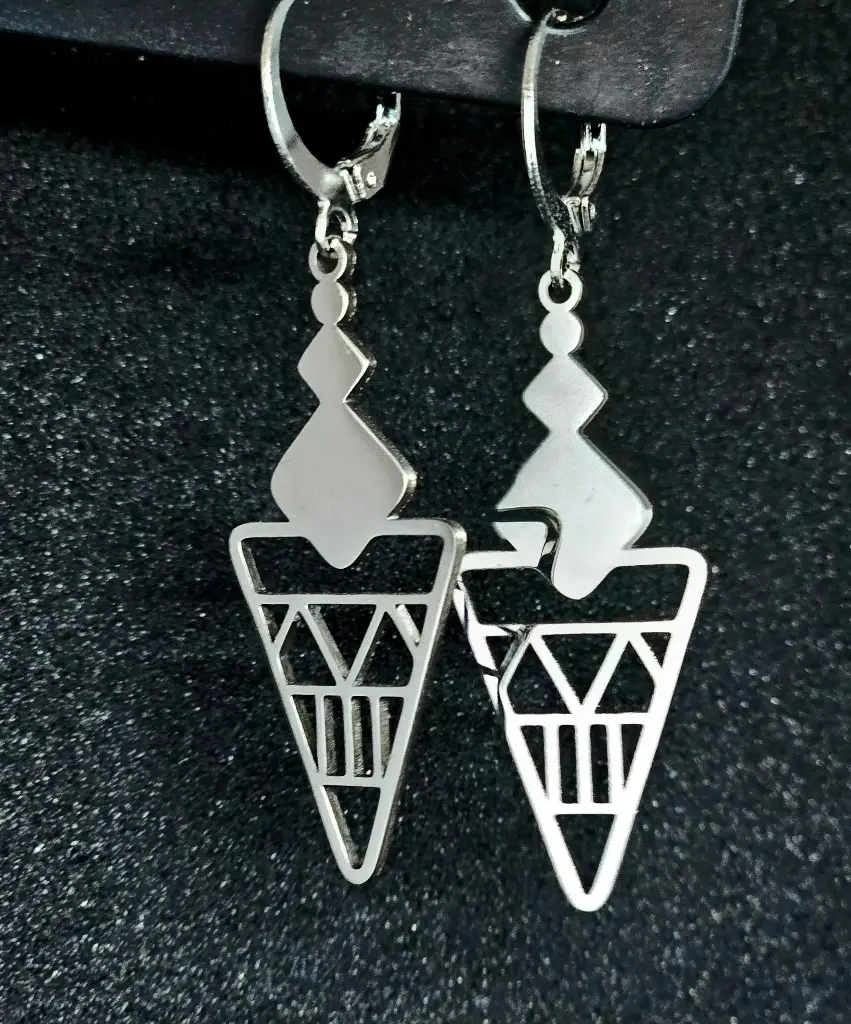 Boucles d'oreilles acier inoxydable