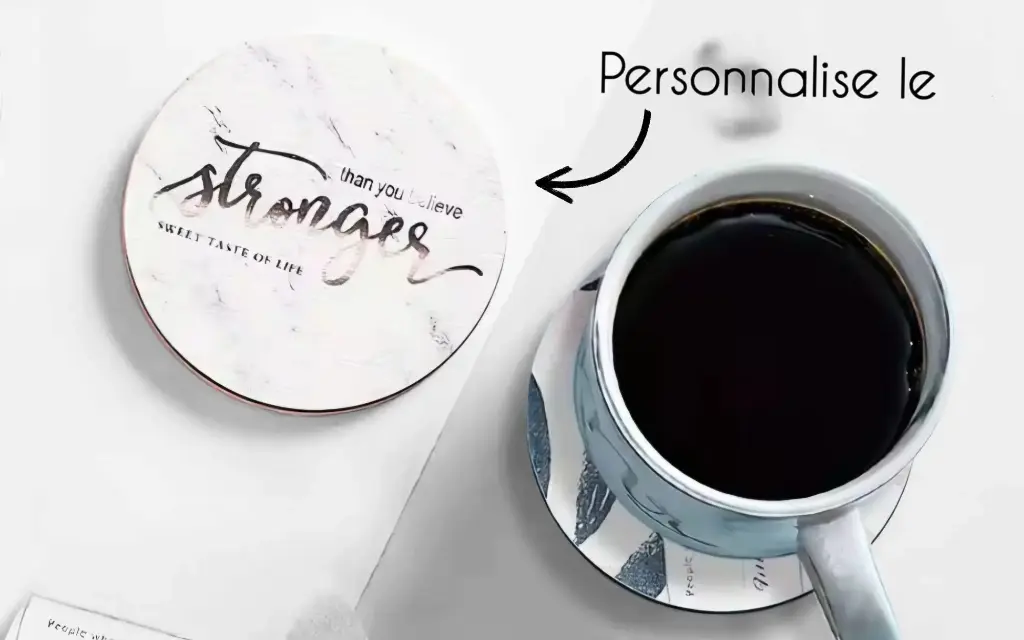 Sous verre personnalisé