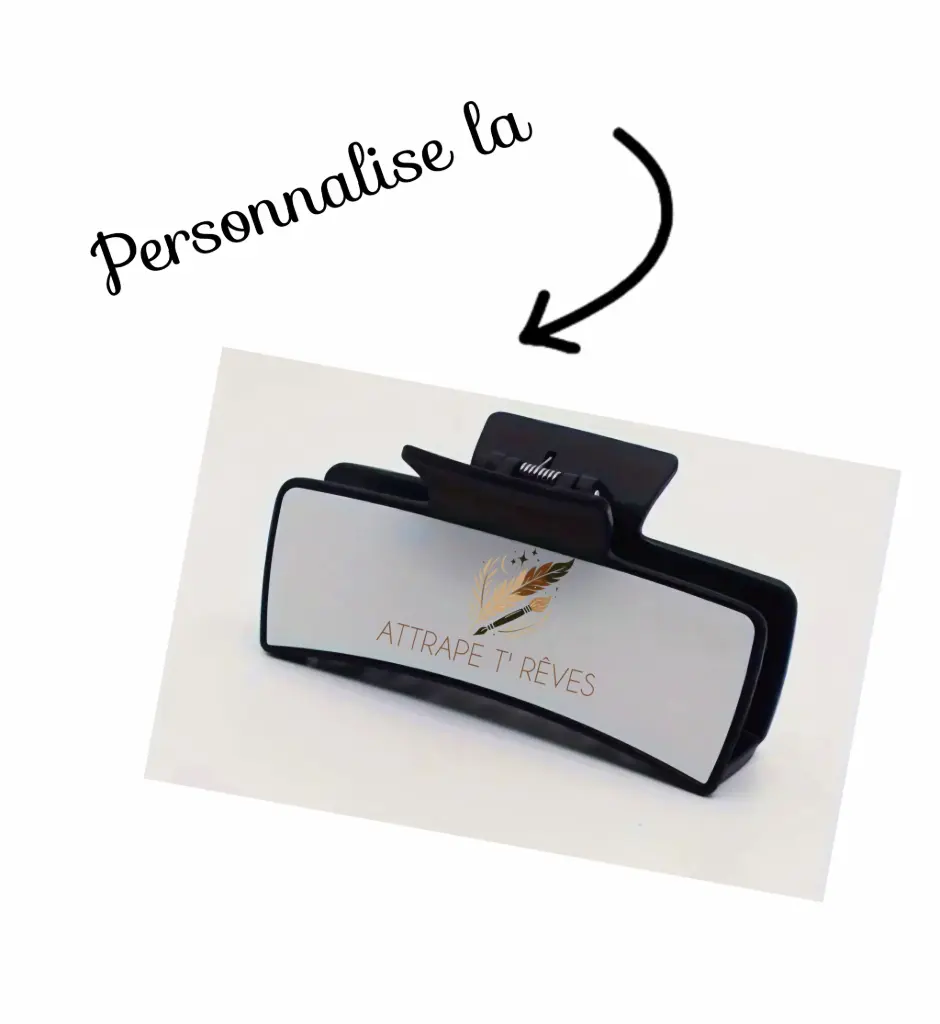 Pince à cheveux personnalisée