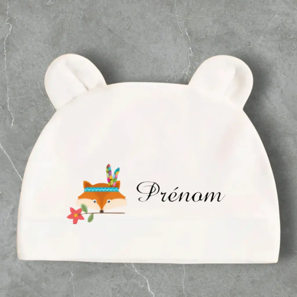 Bonnet bébé personnalisé