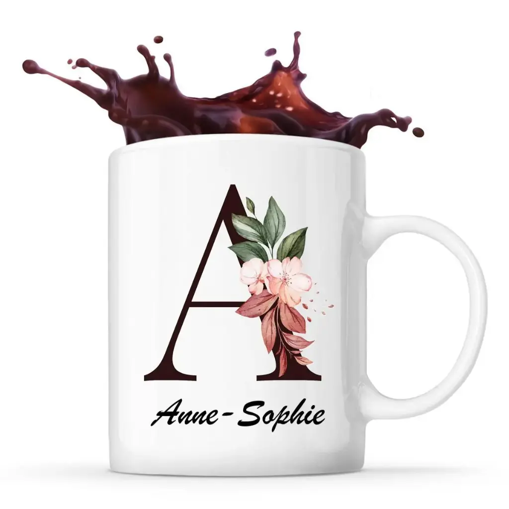 Mug "Lettre personnalisée"