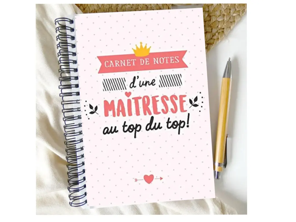 Carnet de note "Maitresse"
