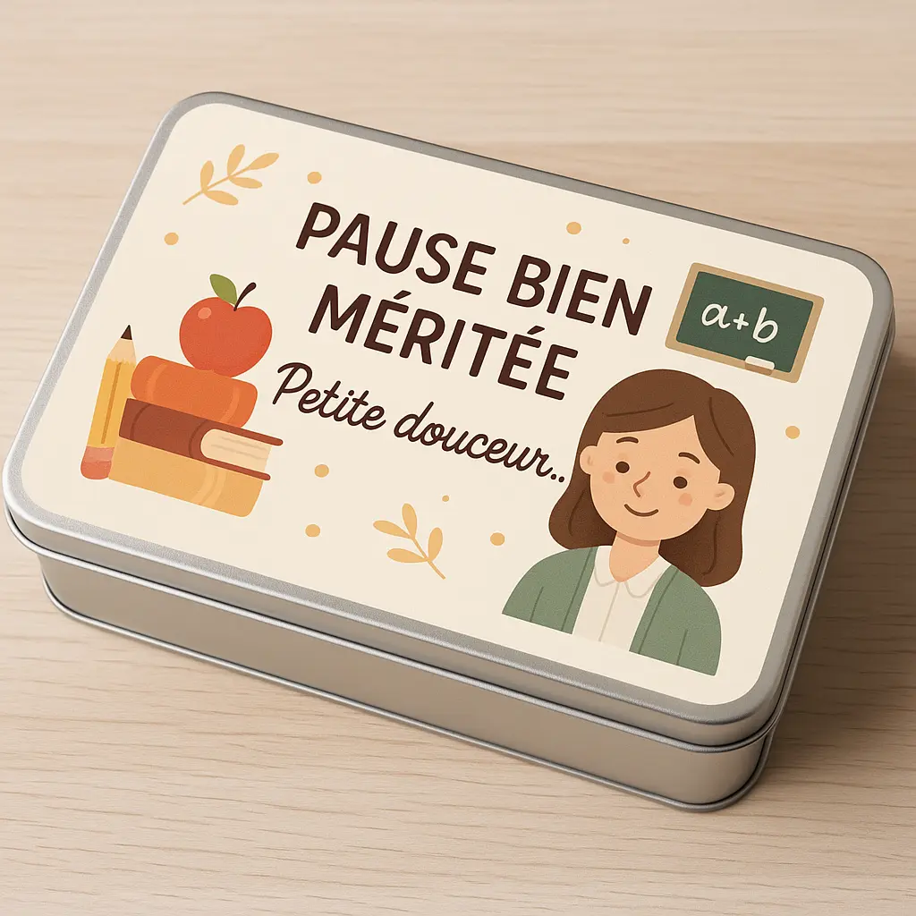 Boite en métal "Petite douceur"