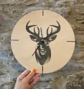 Horloge en bois personnalisée