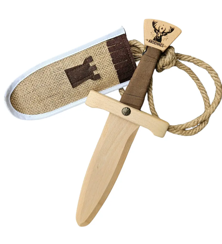 Epée bois personnalisée avec housse