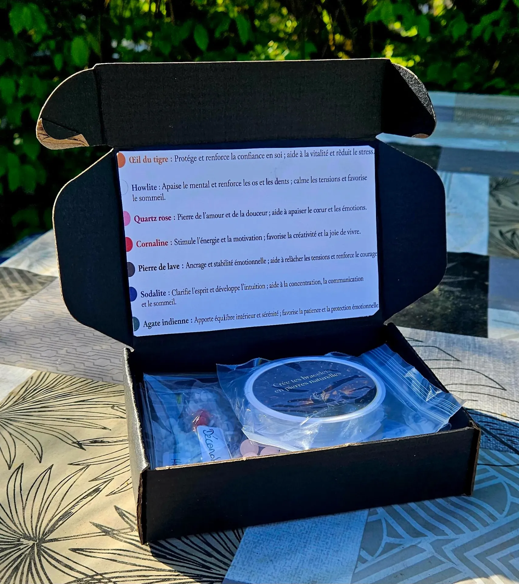 Box Créative Bracelets en Pierres Naturelles