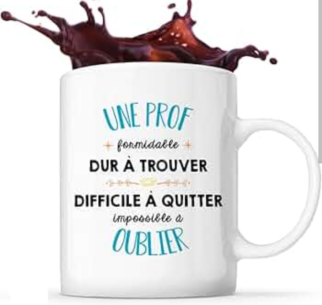 Mug citation "prof" (Masculin)
