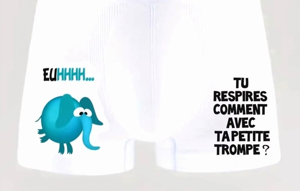 Boxer humoristique " Eléphant" (S)