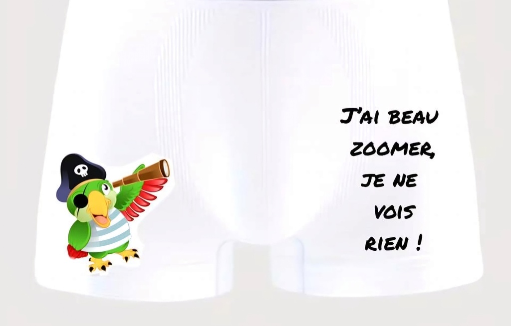 Boxer humoristique "Perroquet" (S)