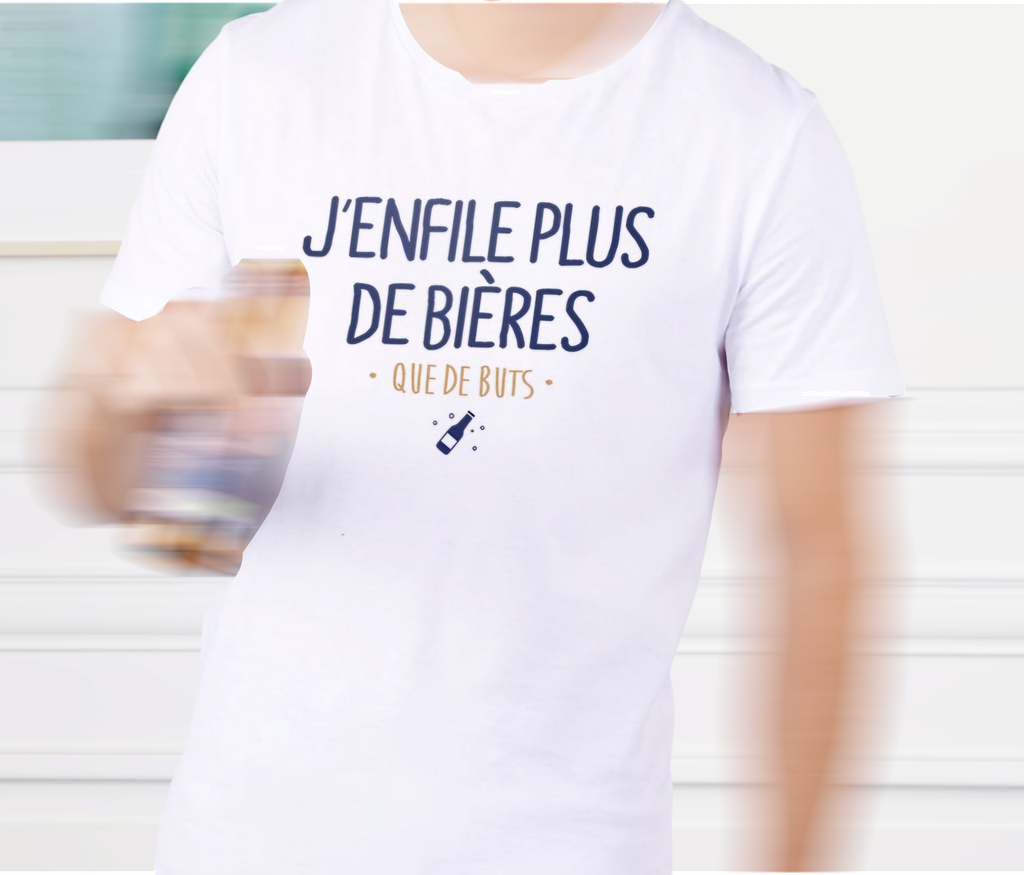 T-shirt spécial "Bière" (Blanc, S)