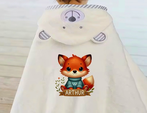 Cape de bain Baby personnalisé