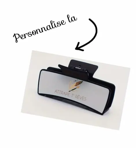 Pince à cheveux personnalisée
