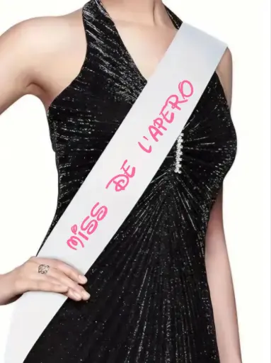 Echarpe de Miss personnalisée