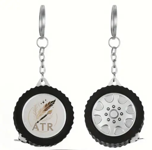 Porte clé mètre ruban personnalisé