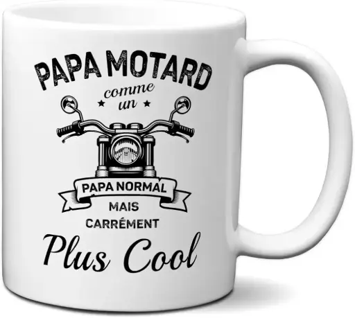Mug " Papa motard "